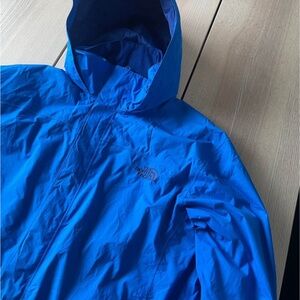 The North Face Men’s Blue Windbreaker Jacket lg, men’s large North Face coat
